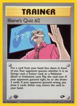 Blaine's Quiz #2 「G2 111/132」「EN」