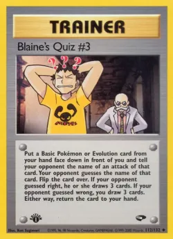 Blaine's Quiz #3 「G2 112/132」「EN」