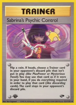 Sabrina's Psychic Control 「G2 121/132」「EN」