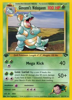 Giovanni's Nidoqueen #23/132 · Pokémon