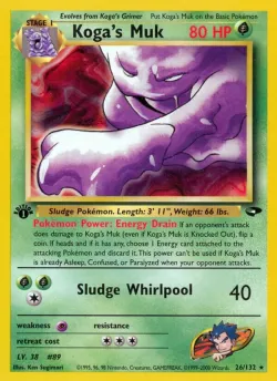 Koga's Muk #26/132 · Pokémon