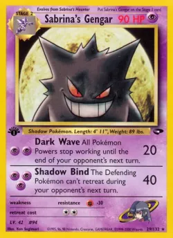 Sabrina's Gengar #29/132 · Pokémon