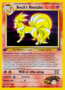 Brock's Ninetales #3/132 · Pokémon