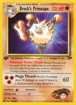 Brock's Primeape #35/132 · Pokémon