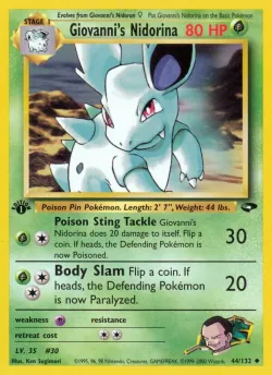 Giovanni's Nidorina #44/132 · Pokémon