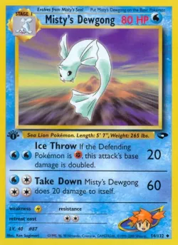 Misty's Dewgong #54/132 · Pokémon