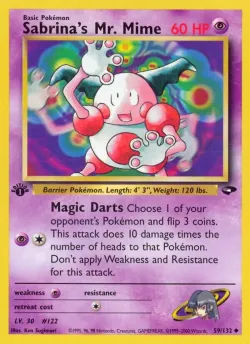 Sabrina's Mr. Mime #59/132 · Pokémon
