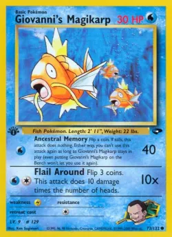 Giovanni's Magikarp #73/132 · Pokémon