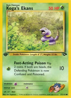 Koga's Ekans #77/132 · Pokémon