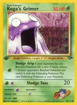 Koga's Grimer #78/132 · Pokémon