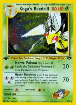 Koga's Beedrill #9/132 · Pokémon