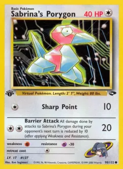 Sabrina's Porygon 「G2 98/132」「EN」