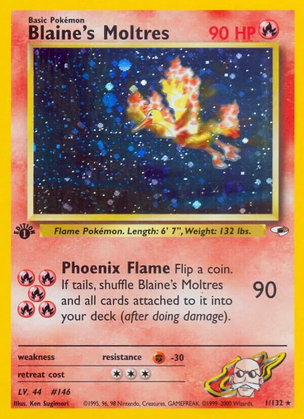 Blaine's Moltres 「G1 1/132」「EN」
