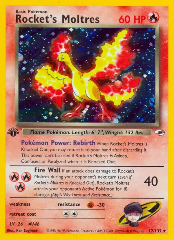 Rocket's Moltres 「G1 12/132」「EN」