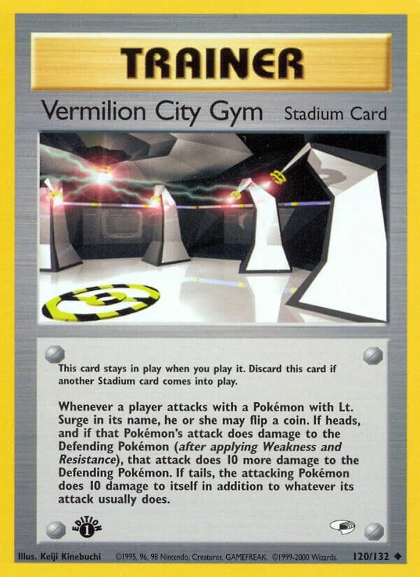 Vermilion City Gym 「G1 120/132」「EN」