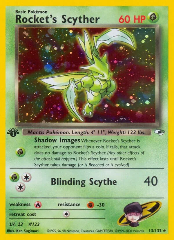Rocket's Scyther 「G1 13/132」「EN」