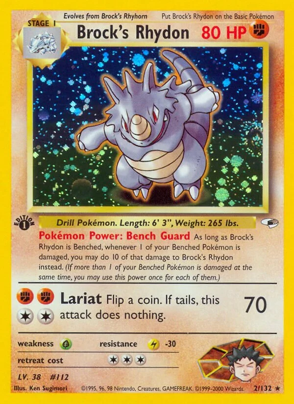 Brock's Rhydon 「G1 2/132」「EN」
