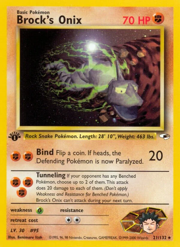 Brock's Onix 「G1 21/132」「EN」