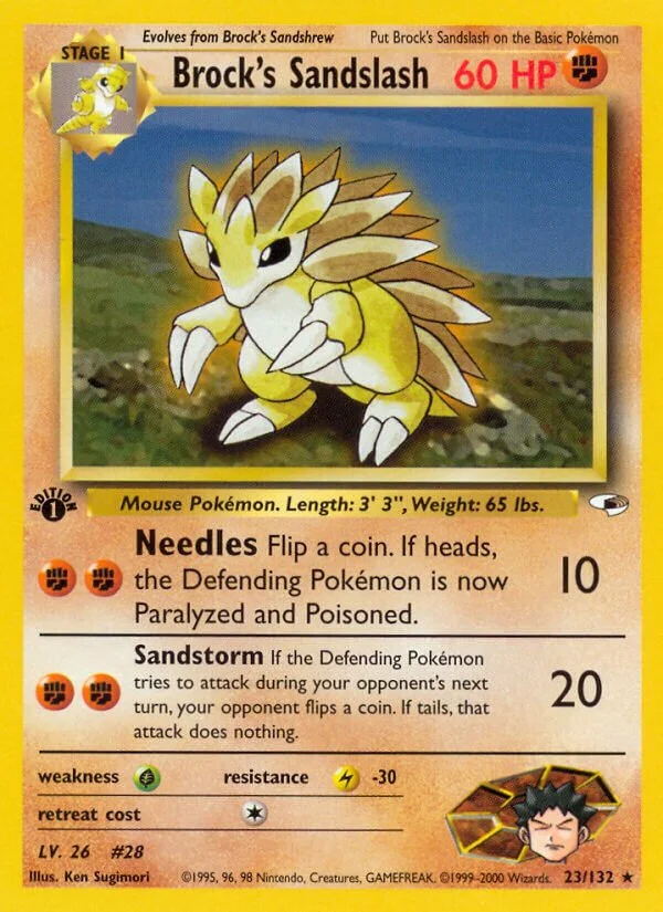 Brock's Sandslash 「G1 23/132」「EN」