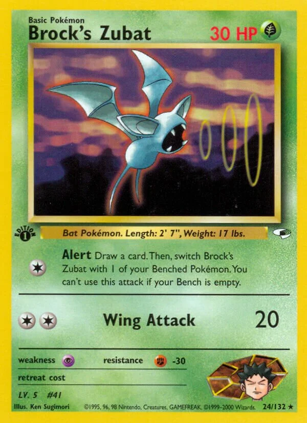 Brock's Zubat 「G1 24/132」「EN」