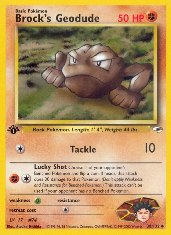 Brock's Geodude 「G1 38/132」「EN」