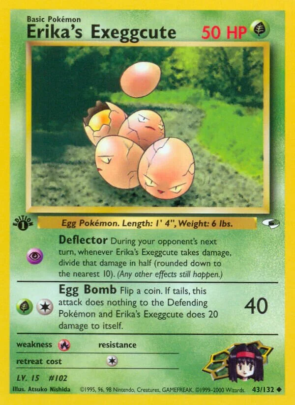 Erika's Exeggcute 「G1 43/132」「EN」