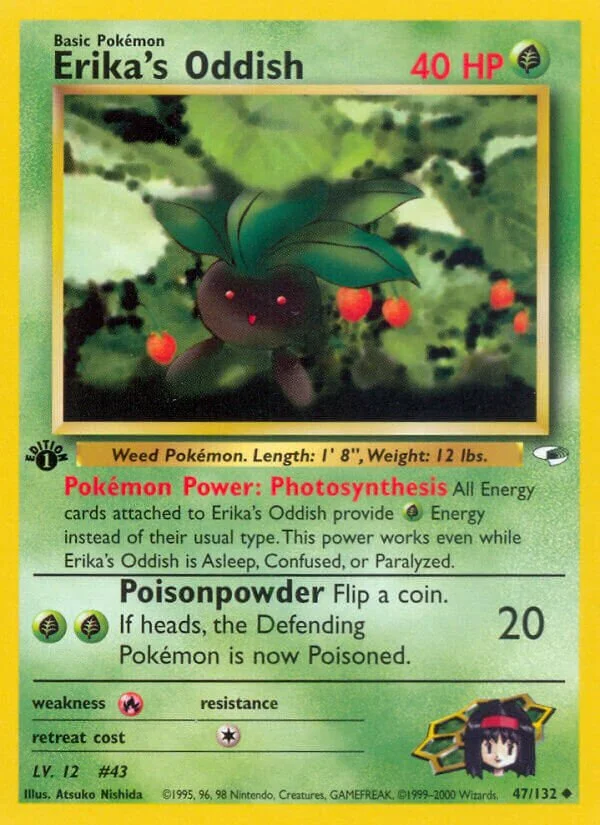Erika's Oddish 「G1 47/132」「EN」
