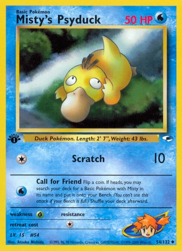 Misty's Psyduck 「G1 54/132」「EN」