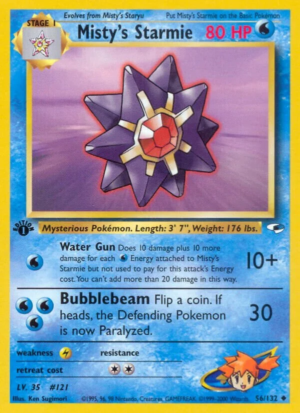 Misty's Starmie 「G1 56/132」「EN」