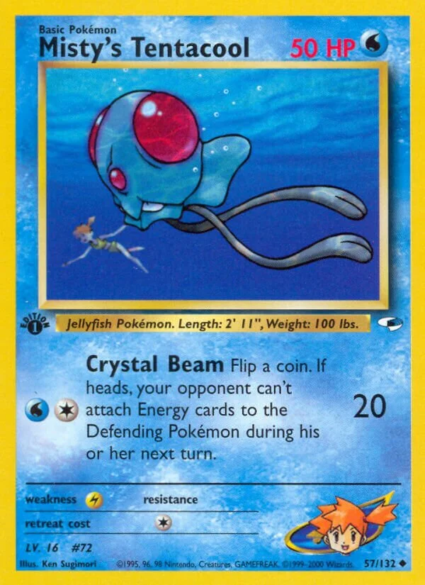 Misty's Tentacool 「G1 57/132」「EN」