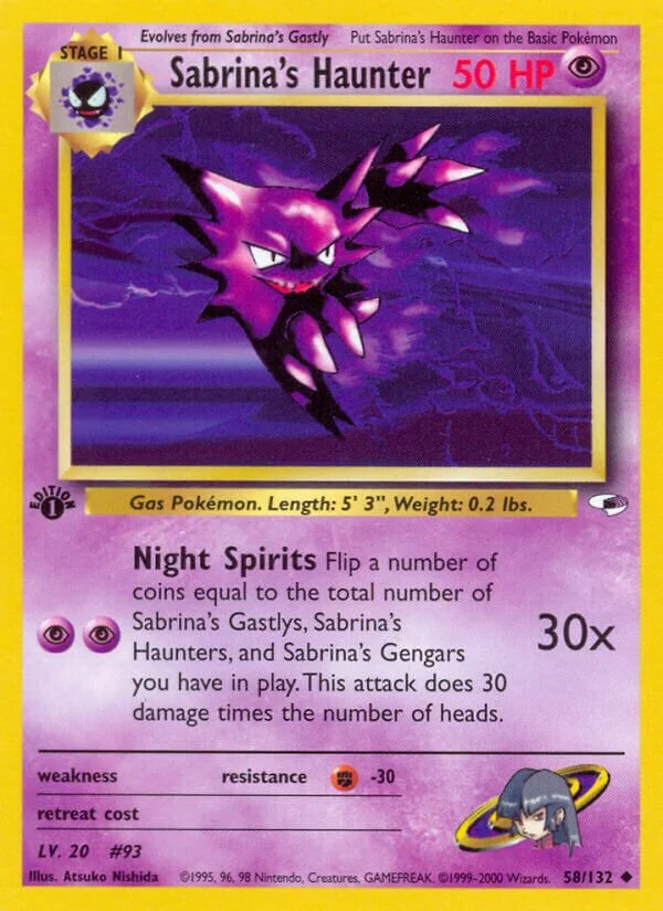 Sabrina's Haunter 「G1 58/132」「EN」