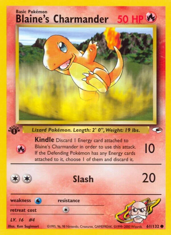 Blaine's Charmander 「G1 61/132」「EN」