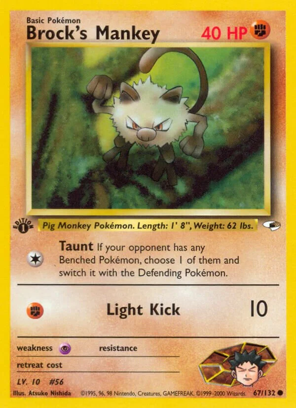 Brock's Mankey 「G1 67/132」「EN」