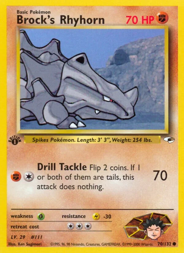 Brock's Rhyhorn 「G1 70/132」「EN」