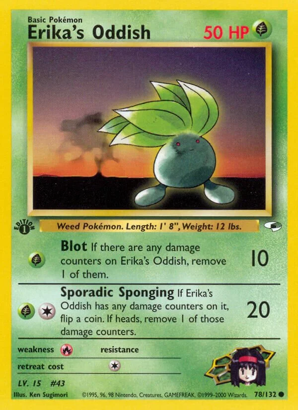 Erika's Oddish 「G1 78/132」「EN」