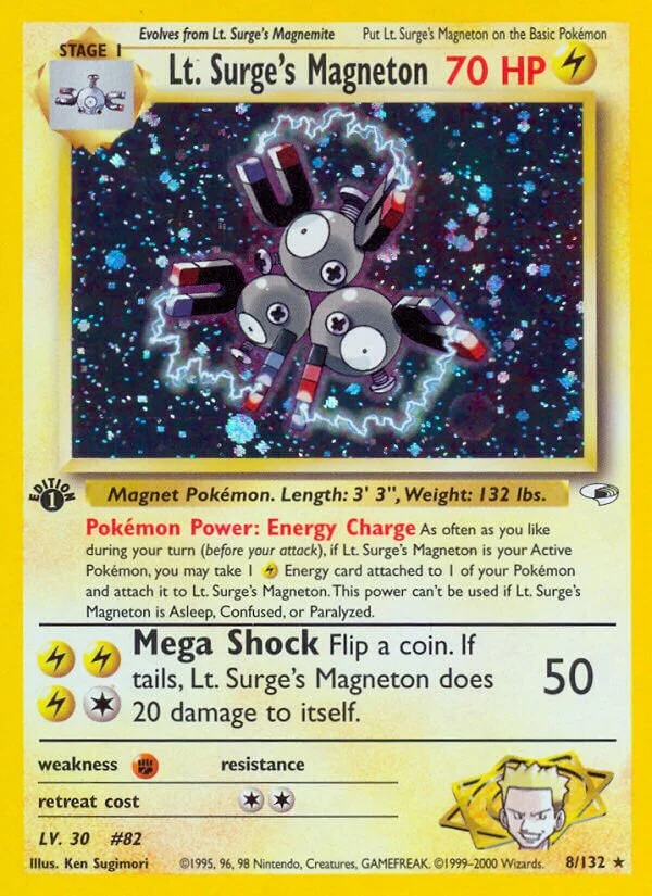 Lt. Surge's Magneton 「G1 8/132」「EN」