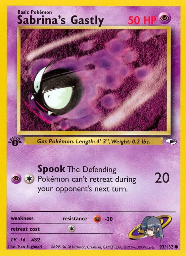Sabrina's Gastly 「G1 93/132」「EN」
