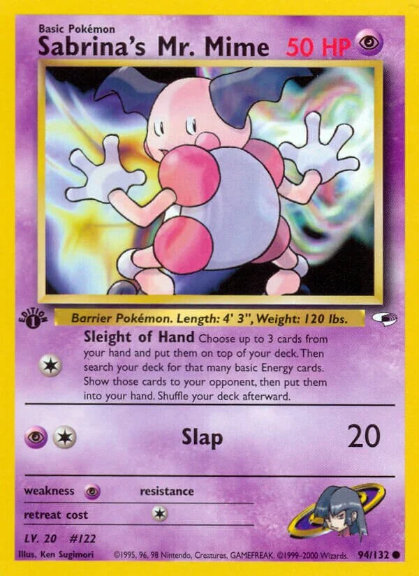 Sabrina's Mr. Mime 「G1 94/132」「EN」