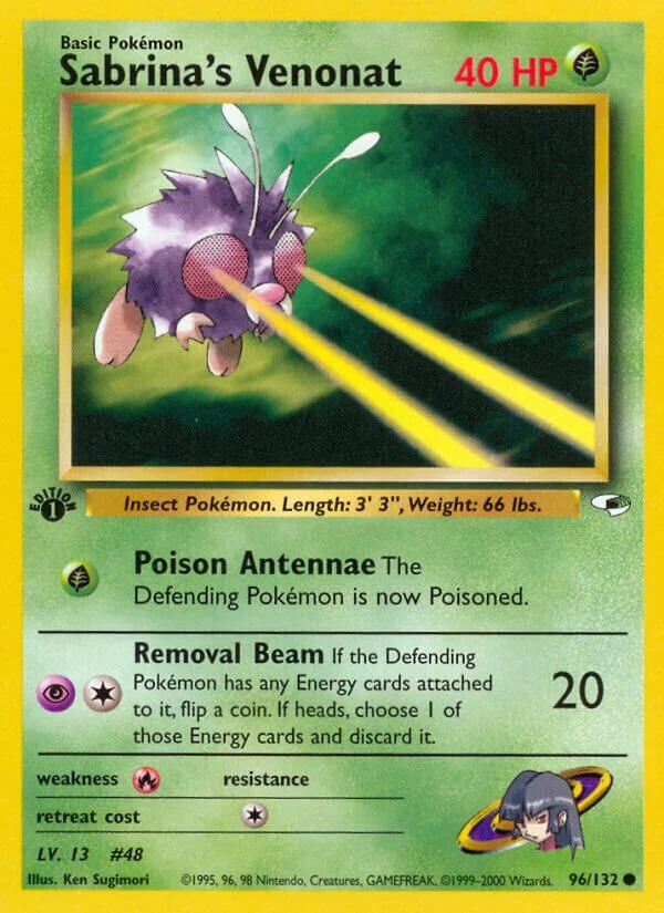 Sabrina's Venonat 「G1 96/132」「EN」
