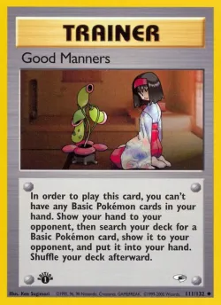 Good Manners 「G1 111/132」「EN」