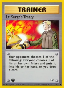 Lt. Surge's Treaty 「G1 112/132」「EN」