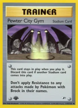 Pewter City Gym 「G1 115/132」「EN」