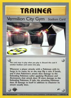 Vermilion City Gym 「G1 120/132」「EN」
