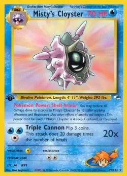 Misty's Cloyster #29/132 · Pokémon