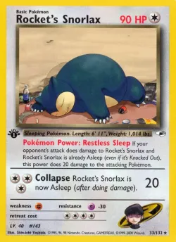 Rocket's Snorlax #33/132 · Pokémon