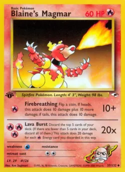 Blaine's Magmar #37/132 · Pokémon