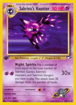 Sabrina's Haunter #58/132 · Pokémon