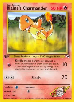 Blaine's Charmander #61/132 · Pokémon
