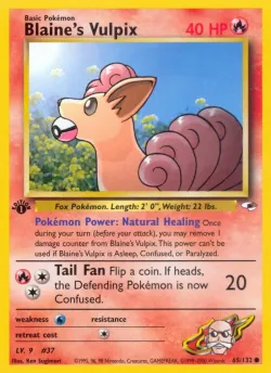 Blaine's Vulpix #65/132 · Pokémon