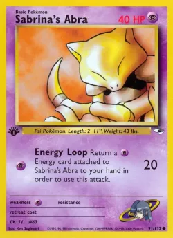 Sabrina's Abra 「G1 91/132」「EN」